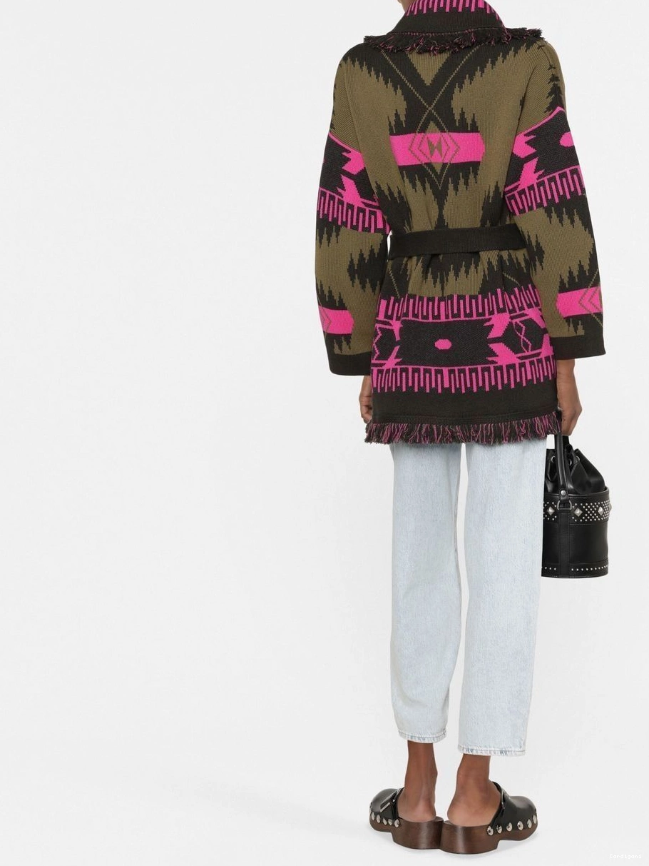 Affordable Women geometric-jacquard Alanui cardigan Icon 0803